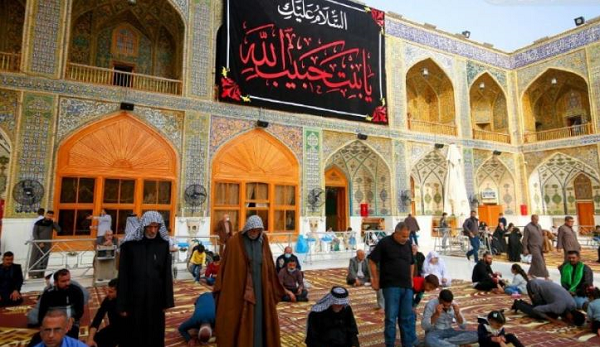 حرم علوی جامه ماتم پوشید+عکس حرم علوی جامه ماتم پوشید+عکس