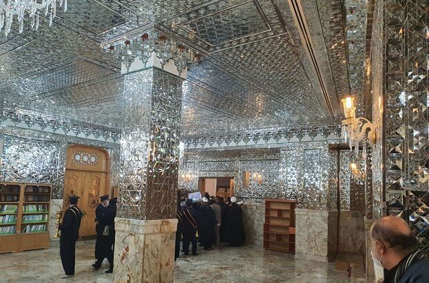 تشییع شهید فخری‌زاده در حرم حضرت معصومه(س)