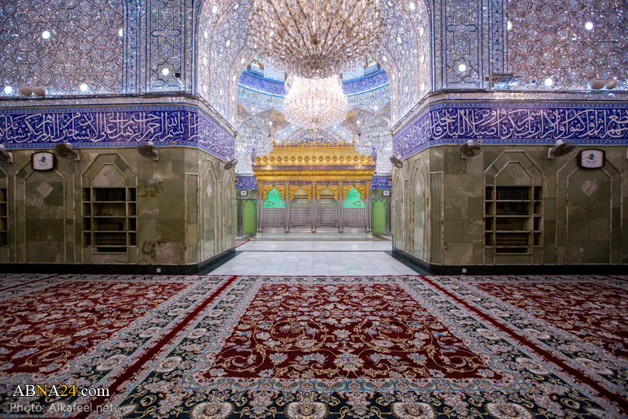 مفروش شدن حرم حضرت عباس(ع)