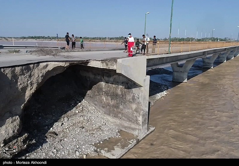 تصاویر جدید از مناطق سیل‌زده میناب