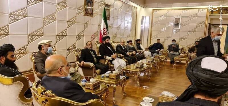 عکس/ سفر وزیر خارجه طالبان به تهران