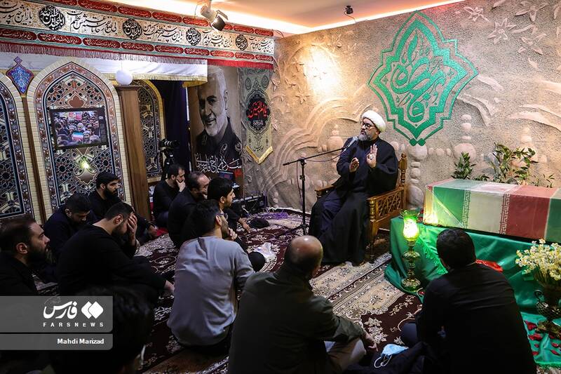 عکس/ عزاداری وفات حضرت ام البنین(سلام‌الله علیها)