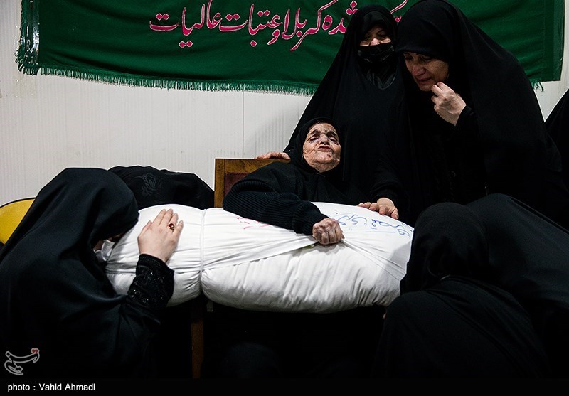 وداع با پیکر شهید خسرو قادری قمصری