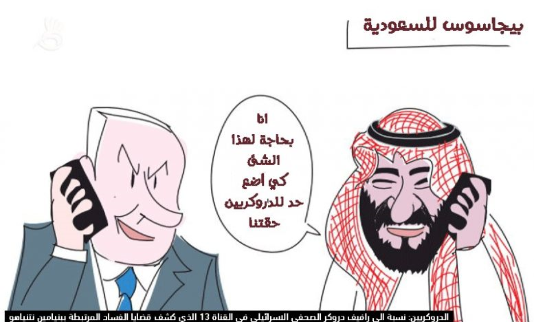 روزنامه اسرائیلی کاریکاتور بن سلمان را منتشر کرد روزنامه اسرائیلی کاریکاتور بن سلمان را منتشر کرد