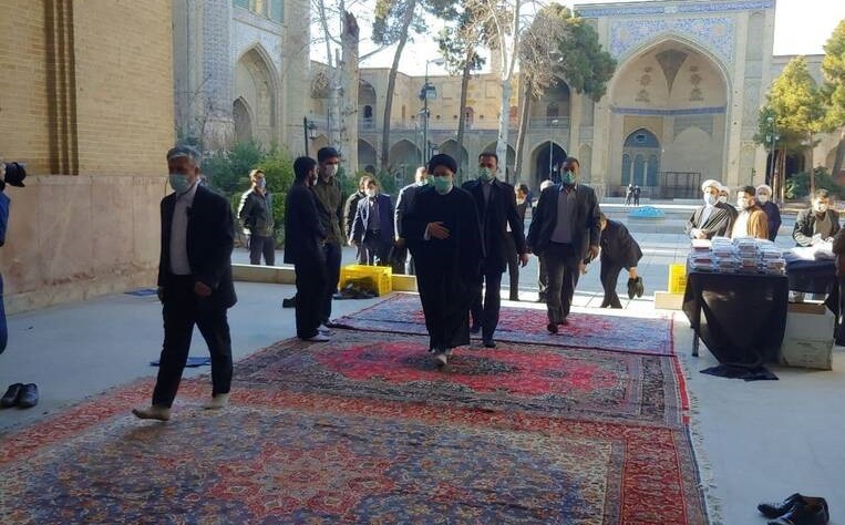 عکس/ رئیسی در مراسم بزرگداشت آیت‌الله صافی