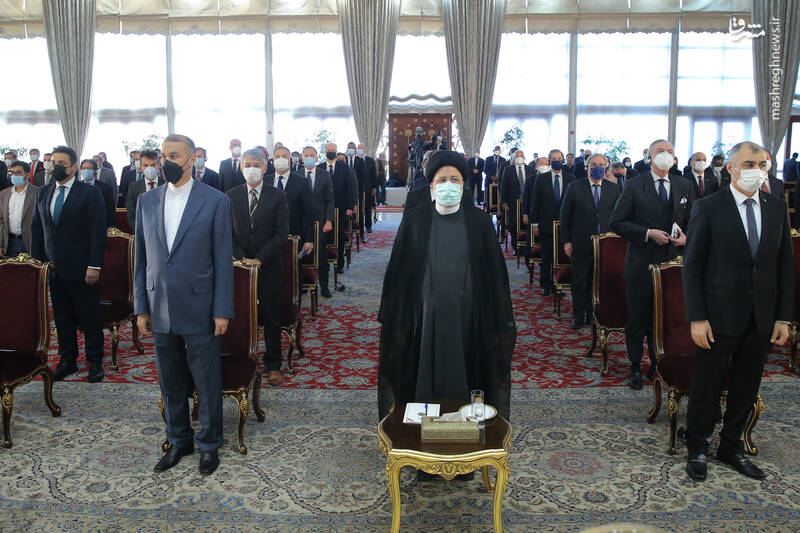 عکس/ مراسم سالگرد پیروزی انقلاب با حضور رئیسی