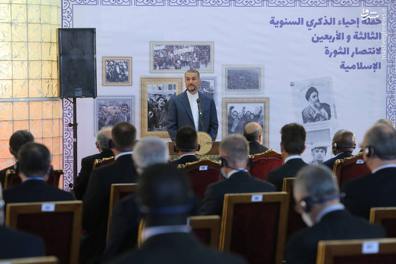 عکس/ مراسم سالگرد پیروزی انقلاب با حضور رئیسی