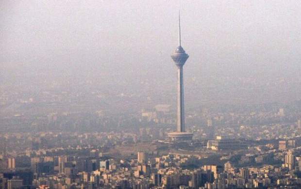 هوای تهران برای گروههای حساس آلوده است هوای تهران برای گروههای حساس آلوده است