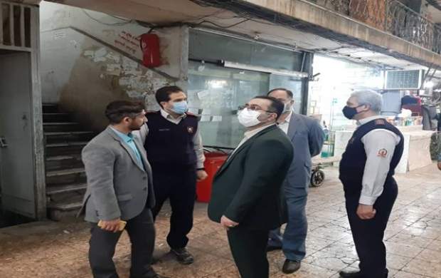 بازدید معاون دادستان تهران از بازار بزرگ تهران بازدید معاون دادستان تهران از بازار بزرگ تهران