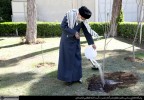 تصاویر کاشت نهال توسط رهبر معظم انقلاب