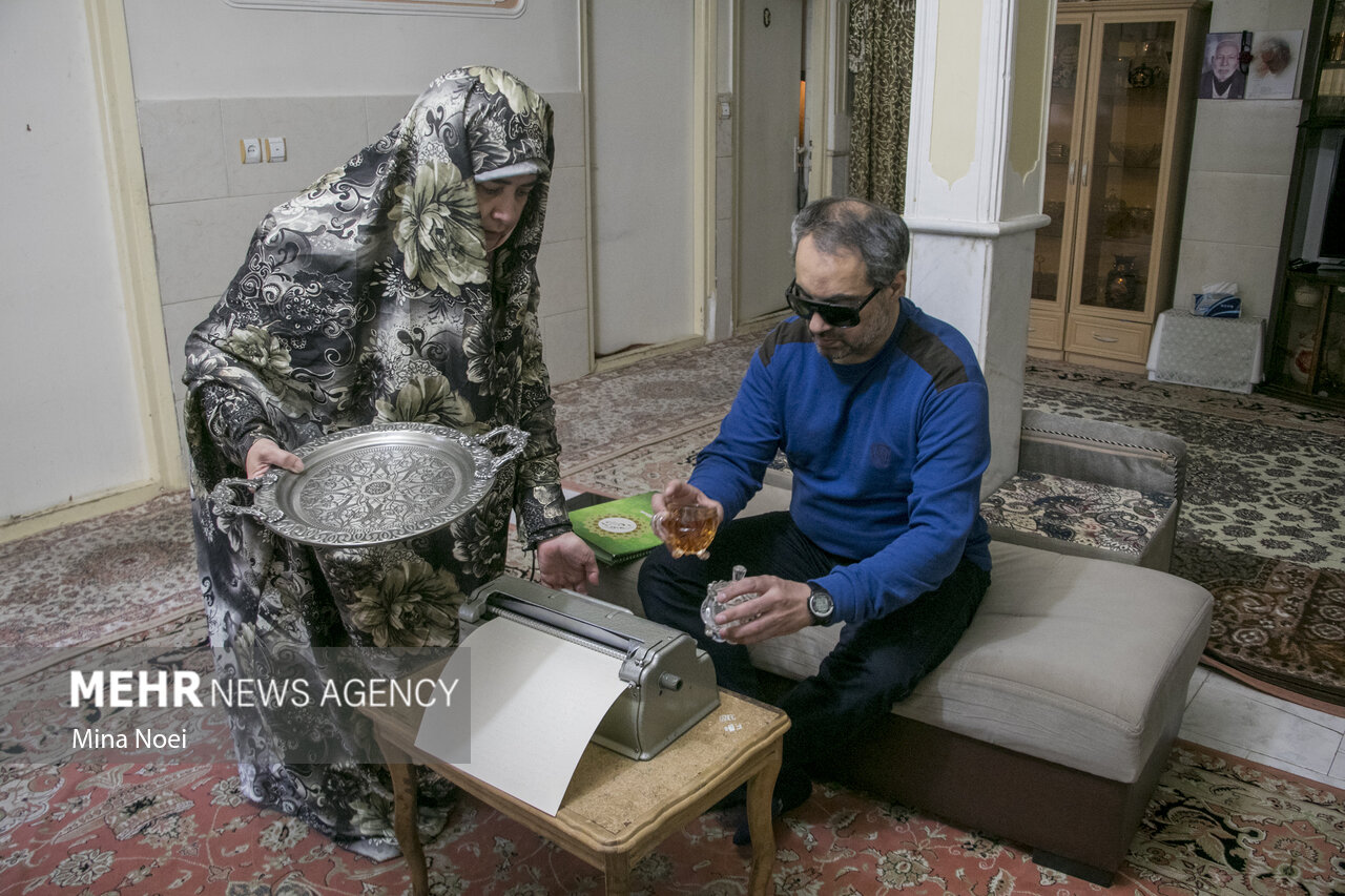 یک روز با جانباز روشن‌دل