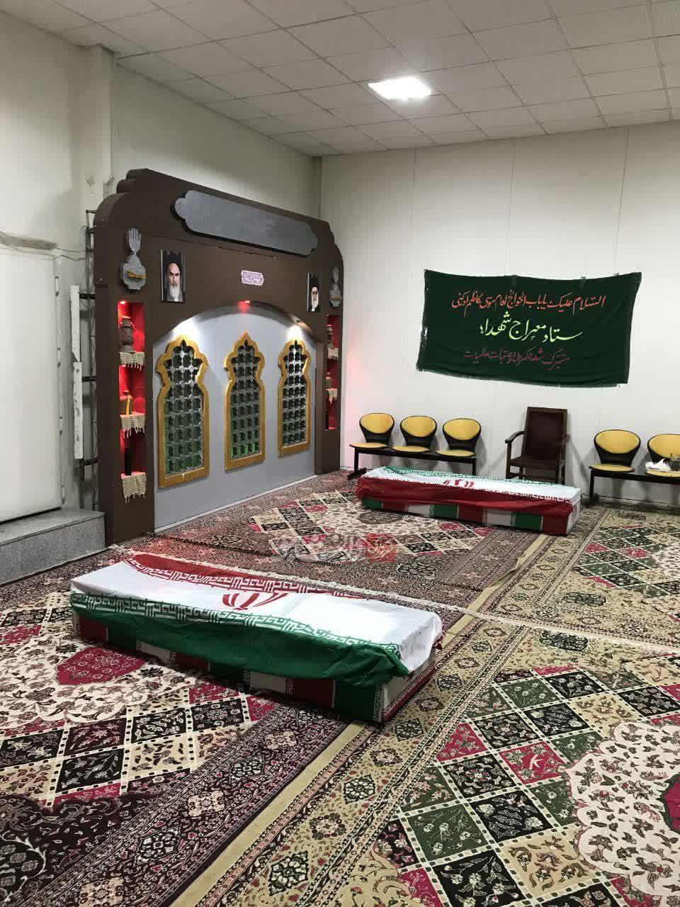وداع با پیکر شهیدان مدافع حرم مبارز اسرائیل