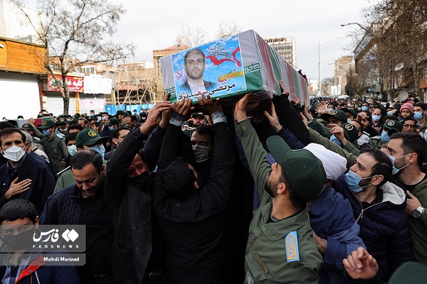 تشییع پیکر شهدای مبارزه با اسرائیل