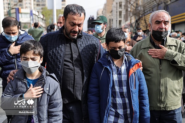 تشییع پیکر شهدای مبارزه با اسرائیل