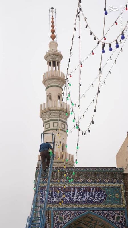 حال و هوای مسجد جمکران در آستانه میلاد حال و هوای مسجد جمکران در آستانه میلاد