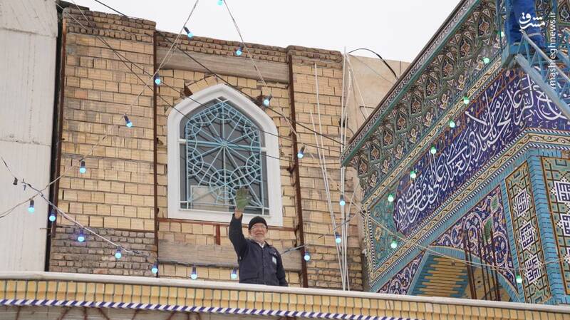 حال و هوای مسجد جمکران در آستانه میلاد حال و هوای مسجد جمکران در آستانه میلاد