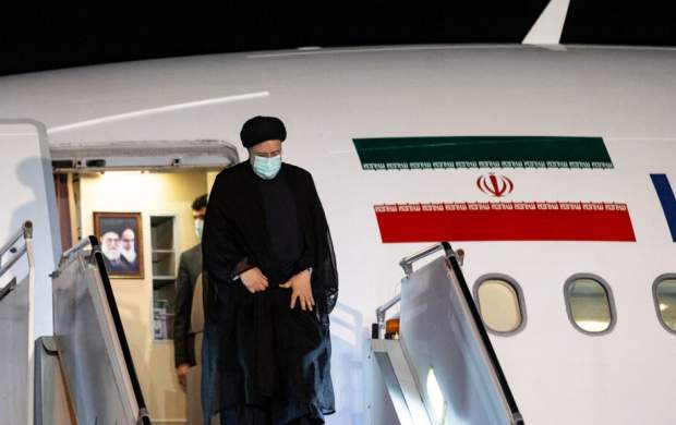 مراسم استقبال از رئیسی در بازگشت از قطر