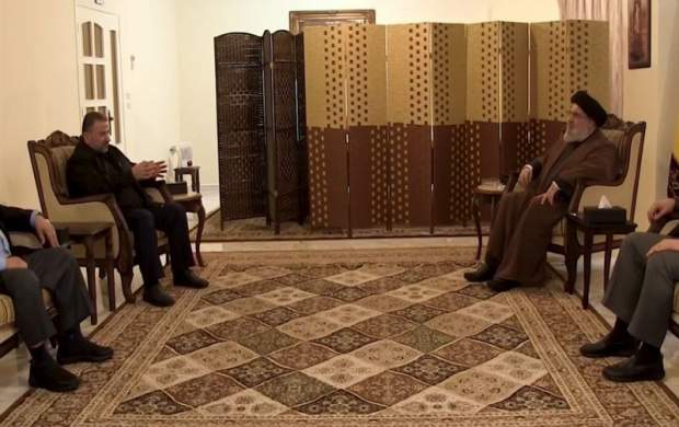 برآشفتگی صهیونیستها از دیدار هیئت حماس با سید حسن نصر الله برآشفتگی صهیونیستها از دیدار هیئت حماس با سید حسن نصر الله