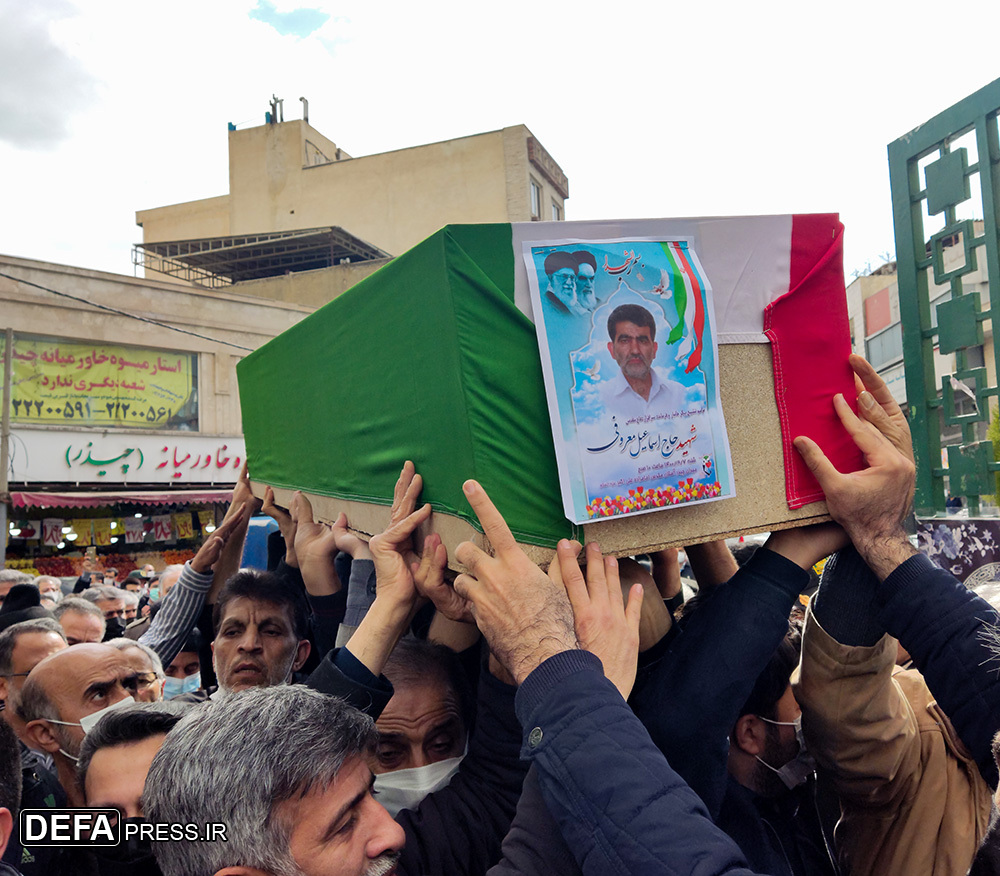 پیکر سردار شهید اسماعیل معروفی تشییع شد+ تصاویر پیکر سردار شهید اسماعیل معروفی تشییع شد+ تصاویر