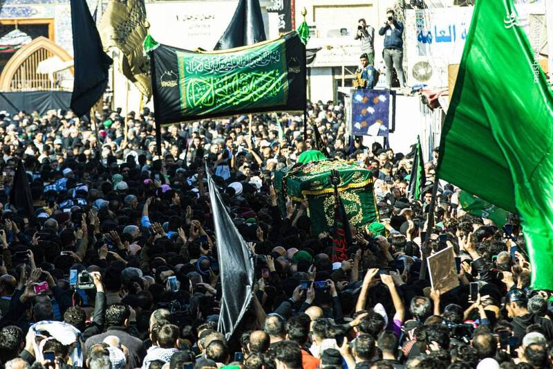 عکس/ تشییع نمادین و عزاداری شهادت امام موسی کاظم(ع)