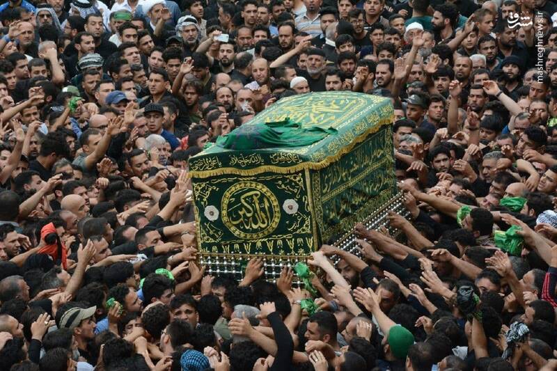 عکس/ تشییع نمادین و عزاداری شهادت امام موسی کاظم(ع)