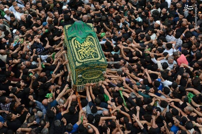 عکس/ تشییع نمادین و عزاداری شهادت امام موسی کاظم(ع)