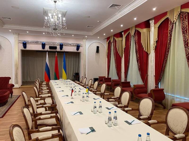 عکس/ محل برگزاری مذاکره روسیه و اوکراین