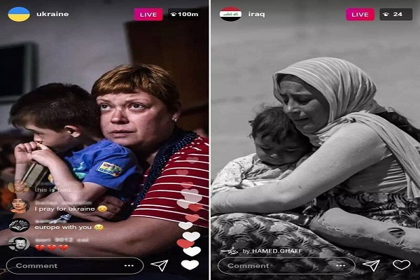 عکس/ جنگی که می‌بینیم و جنگی که نمی‌بینیم