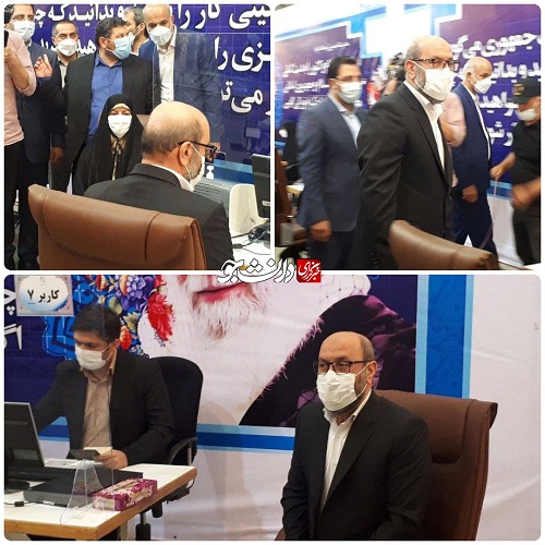 عکس/ ثبت نام «حسین دهقان» در انتخابات
