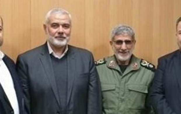 گفتگوی تلفنی سردار قاآنی و هنیه درباره آخرین تحولات فلسطین گفتگوی تلفنی سردار قاآنی و هنیه درباره آخرین تحولات فلسطین