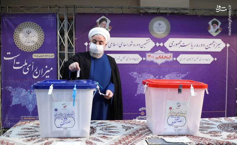 حضور شخصیت‌ها در پای صندوق رای گیری