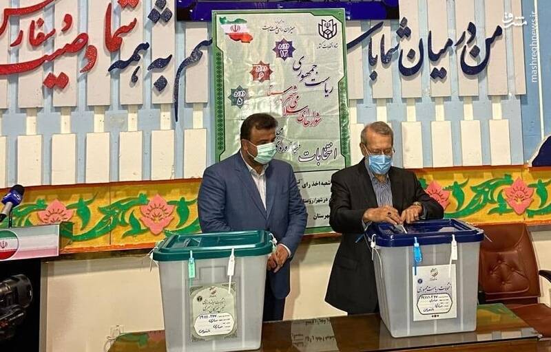 حضور شخصیت‌ها در پای صندوق رای گیری