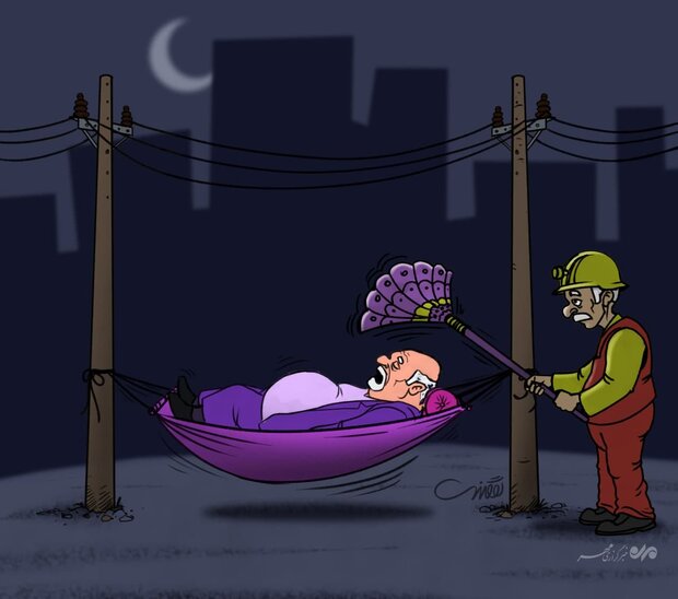 عکس/ تلاش شبانه‌روزی دولت برای تامین برق!