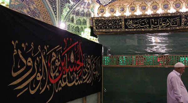 حرم حضرت رقیه(س) سیاهپوش شد +عکس