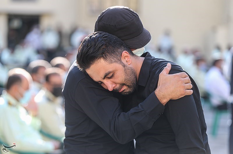 تشییع پیکر شهید مدافع امنیت یاسر طاهری