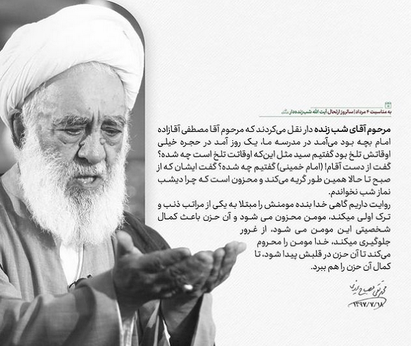 نکته یابی علامه مصباح از زندگی امام