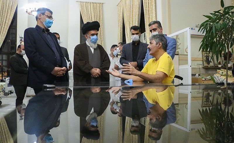 بازدید رئیس بنیاد شهید از آسایشگاه ثارالله بازدید رئیس بنیاد شهید از آسایشگاه ثارالله