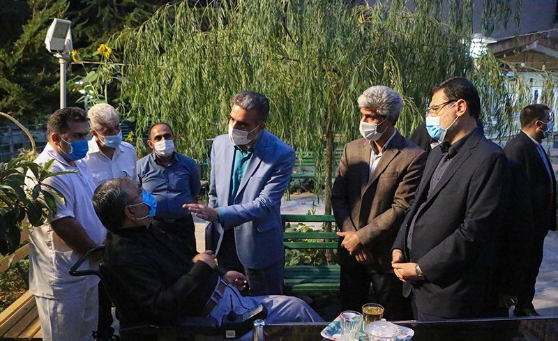 بازدید رئیس بنیاد شهید از آسایشگاه ثارالله بازدید رئیس بنیاد شهید از آسایشگاه ثارالله