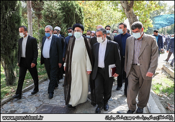 تصاویری از حضور رئیسی در دانشگاه تهران