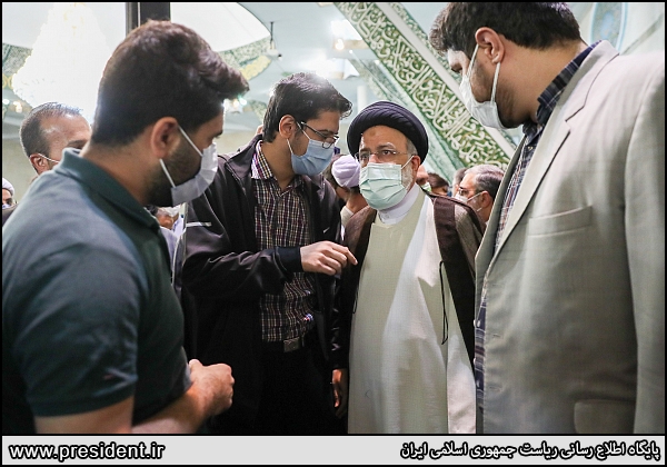 تصاویری از حضور رئیسی در دانشگاه تهران
