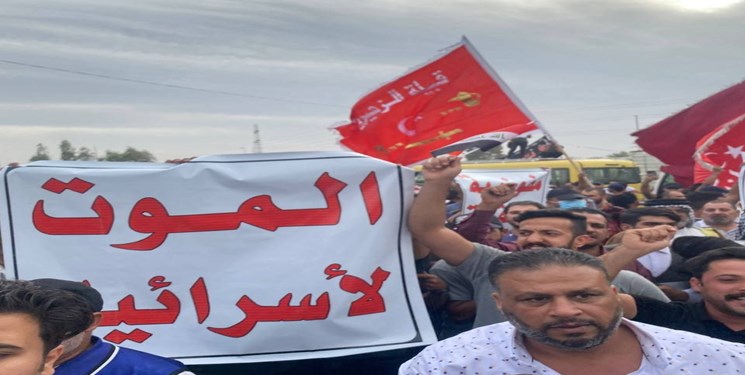 شعار مرگ بر اسرائیل در اعتراضات عراق شعار مرگ بر اسرائیل در اعتراضات عراق