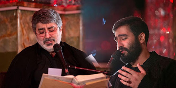طاهری در بینالحرمین روضه امام حسین (ع) میخواند طاهری در بینالحرمین روضه امام حسین (ع) میخواند