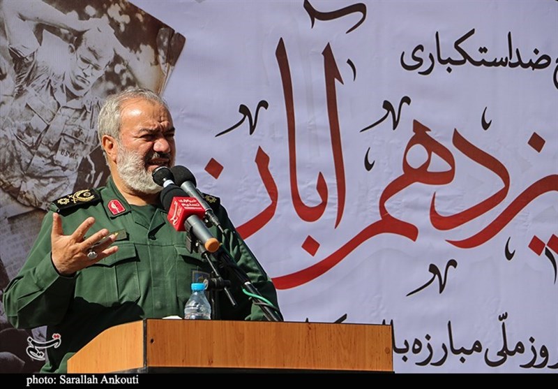 سردار فدوی: پاسخ حماقت آمریکا را در هر زمانی خواهیم داد سردار فدوی: پاسخ حماقت آمریکا را در هر زمانی خواهیم داد