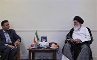 دیدار دبیرکل کمیسیون ملی یونسکو_ایران با آیت الله علم الهدی دیدار دبیرکل کمیسیون ملی یونسکو_ایران با آیت الله علم الهدی