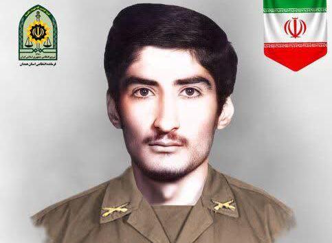پیکر مطهر سرباز شهید 
