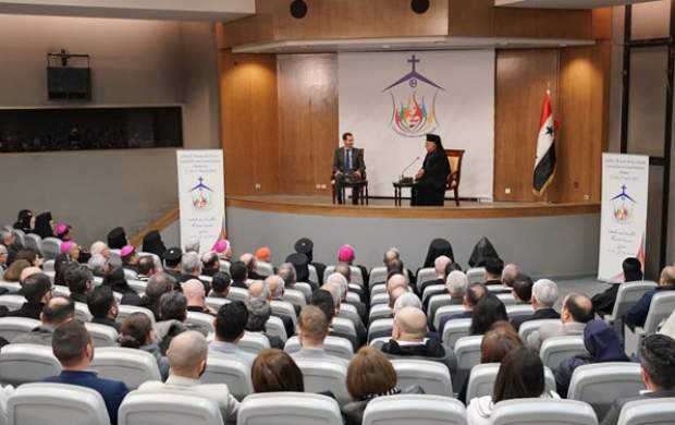 بشار اسد: هدف اسرائیل، آواره کردن مسیحیان است بشار اسد: هدف اسرائیل، آواره کردن مسیحیان است