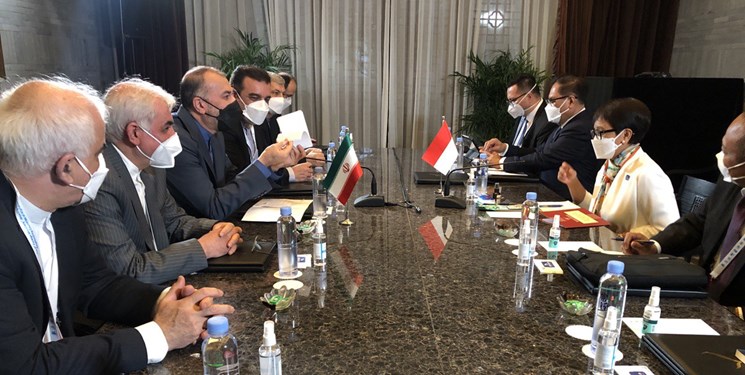 گفتوگوی امیرعبداللهیان و همتای اندونزیایی در چین گفتوگوی امیرعبداللهیان و همتای اندونزیایی در چین