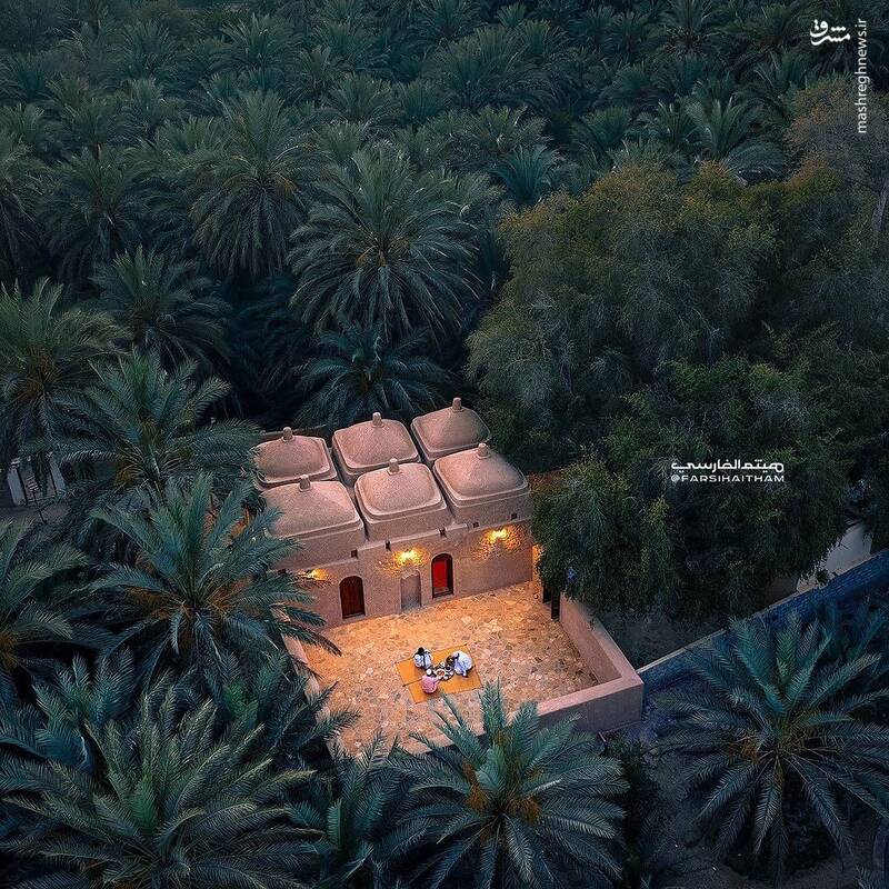 افطار زیبا در یکی از مساجد عمان