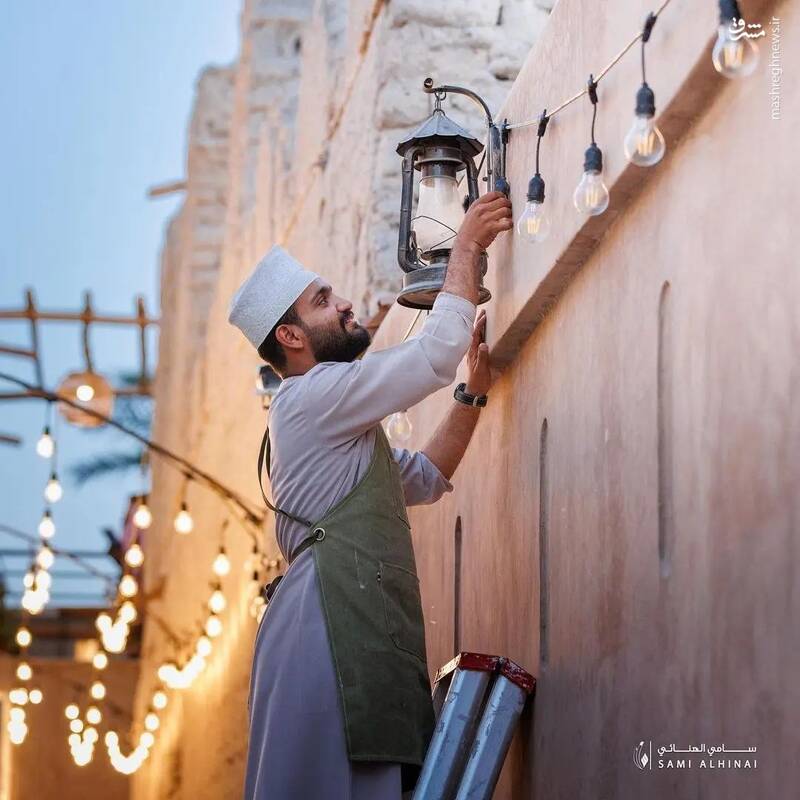 افطار زیبا در یکی از مساجد عمان