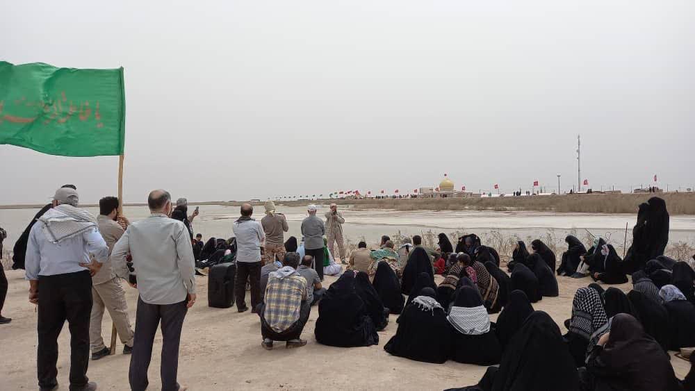 روایتگری سردار باقرزاده در جمع  خانواده شهدا در طلاییه